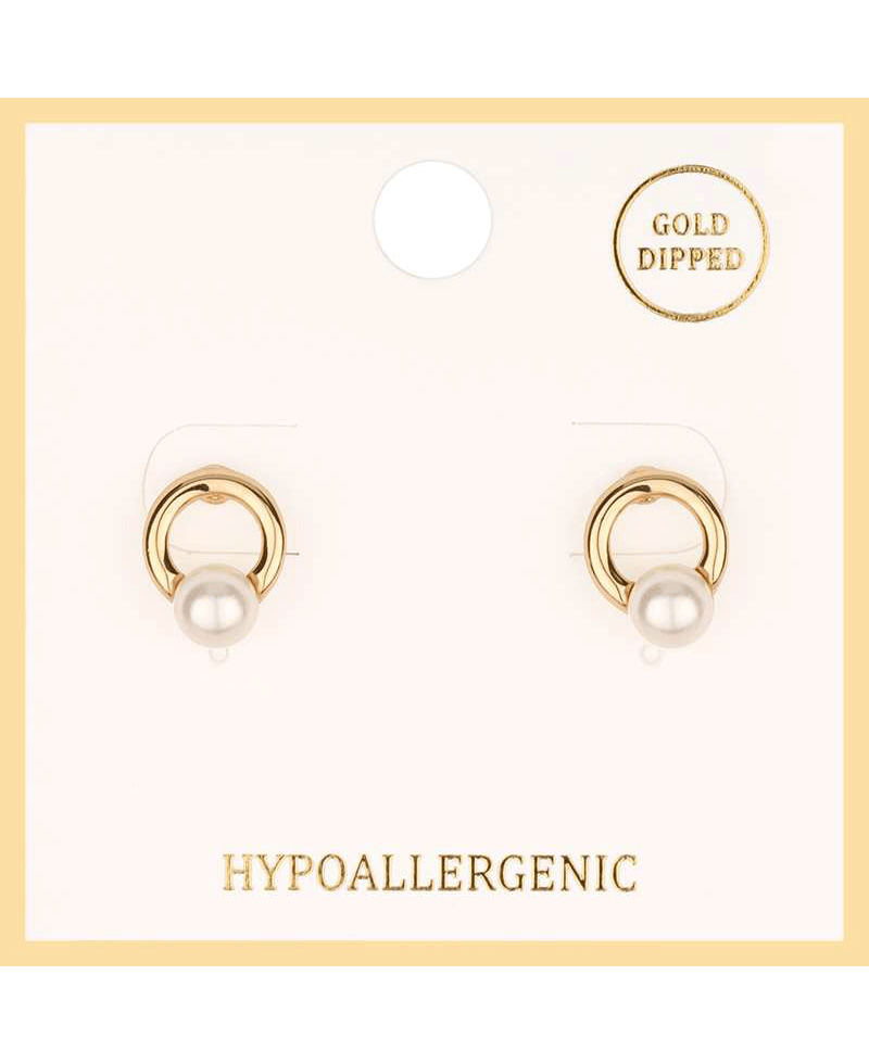 Pearl Sterling Silver Post Earring