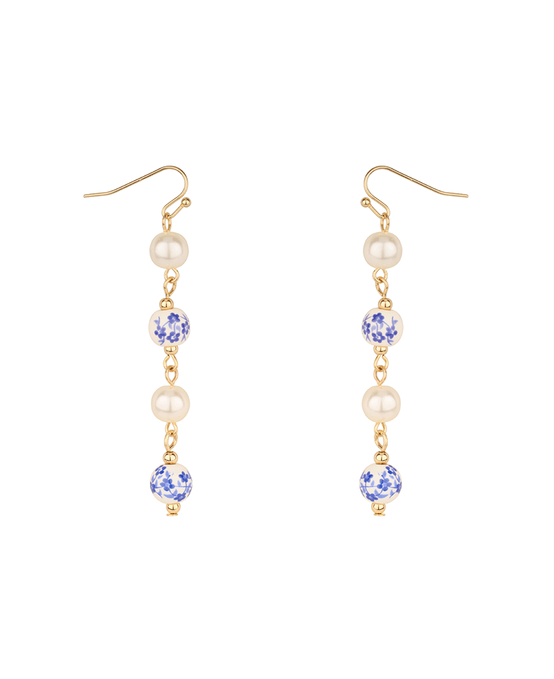 Pearl & Ceramic Earring