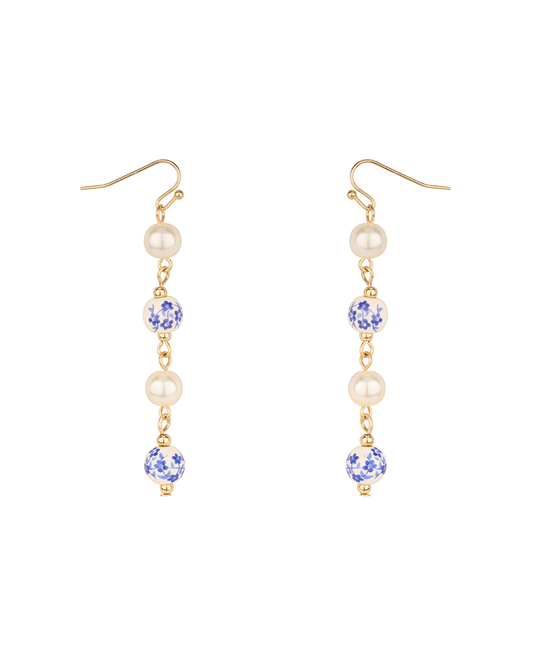 Pearl & Ceramic Earring