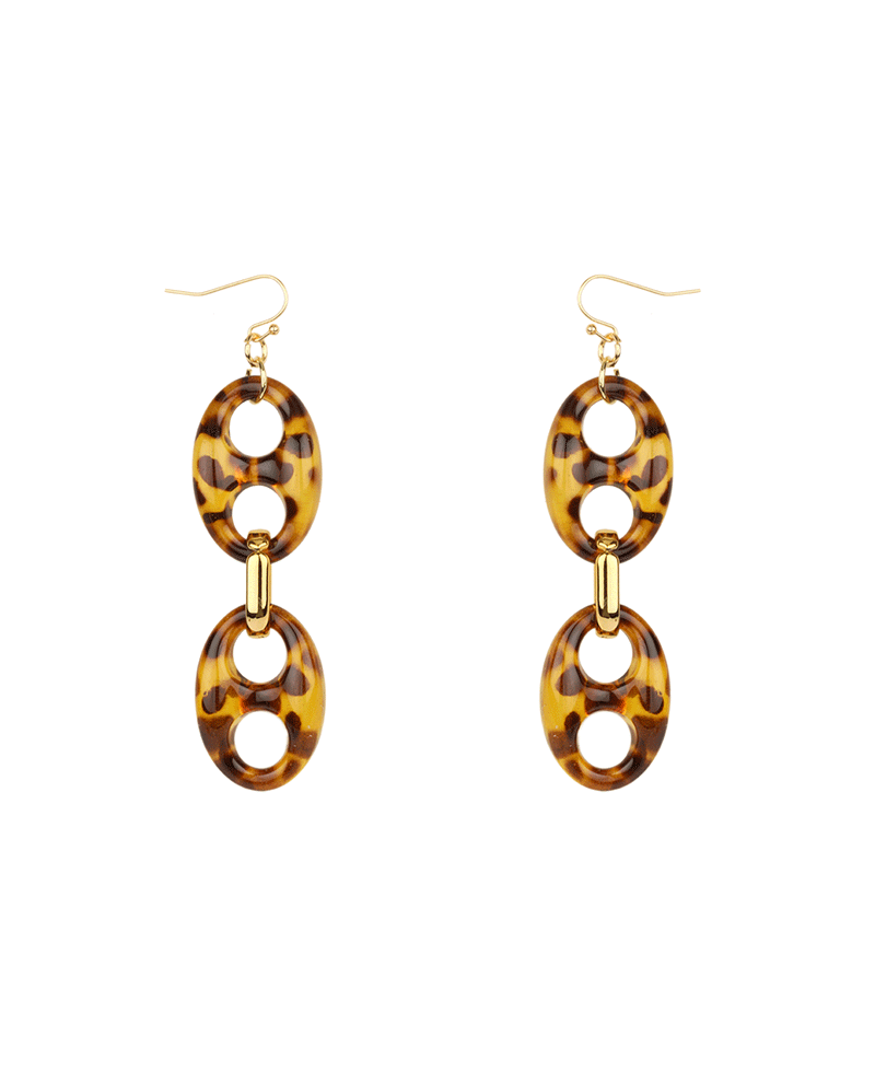 Acetate Link Earring