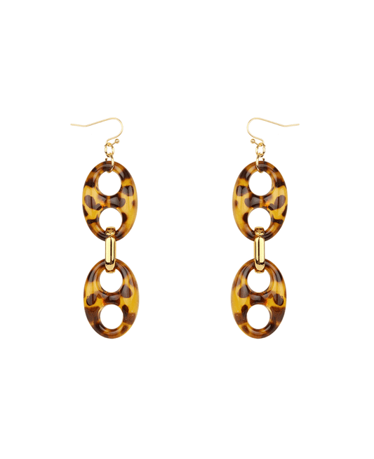 Acetate Link Earring