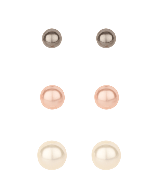 Pearl 3 Pair Earring
