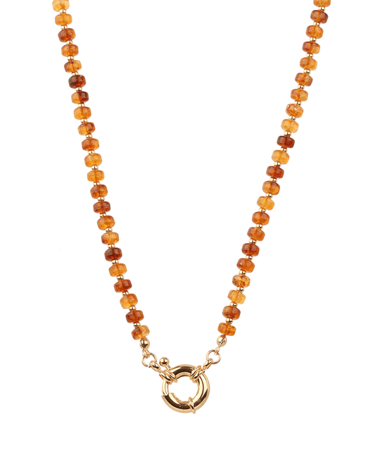 Marble Bead Short Necklace - 18"