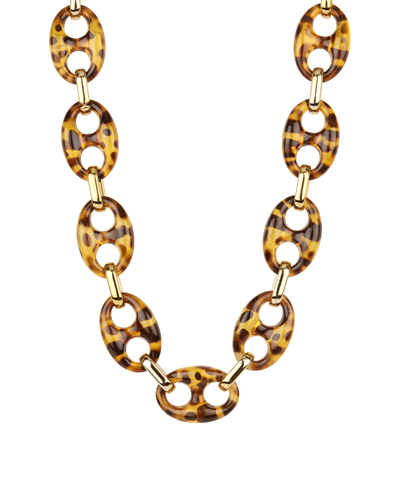 Acetate Link Necklace - 18"