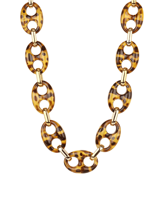 Acetate Link Necklace - 18"