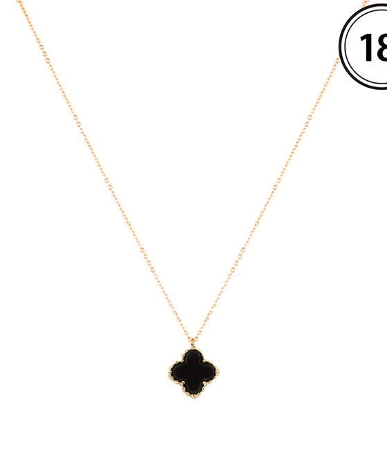 10mm Shell Clover Pendant Necklace