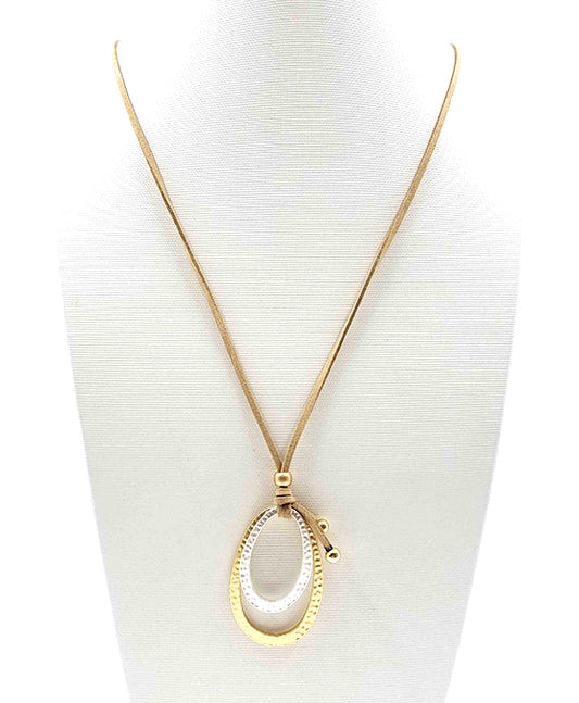 Multi Oval Shape Necklace