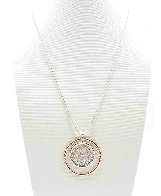 Circle in Circle Necklace