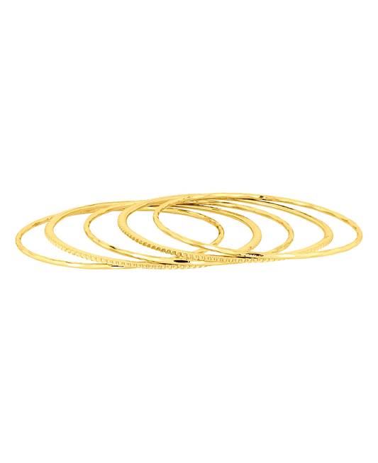Metal 5 Set Bangle Bracelet