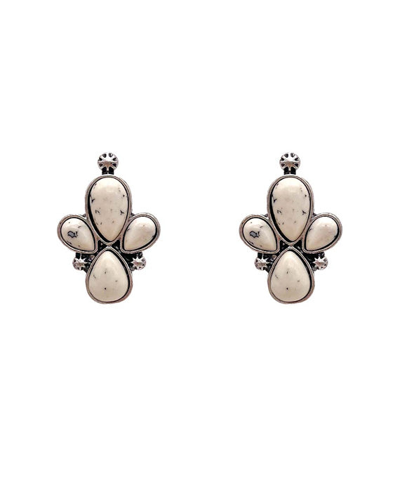 Turquoise Stone Stud Earring