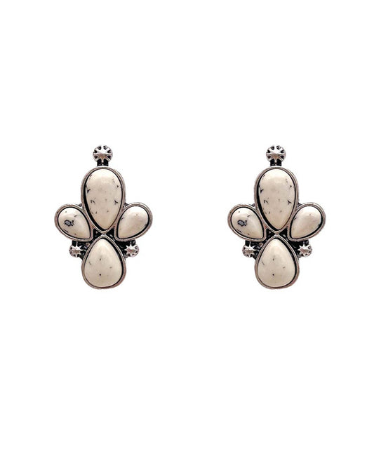 Turquoise Stone Stud Earring