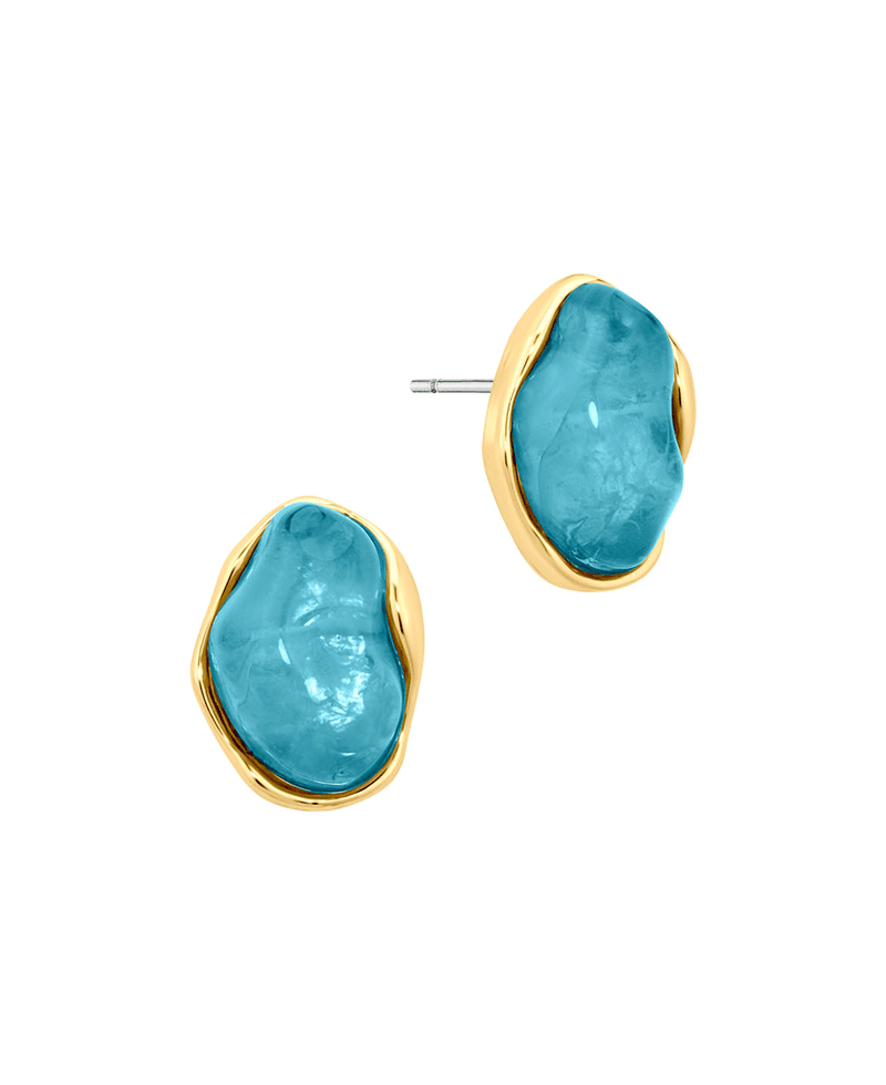 Acrylic Metal Post Earring