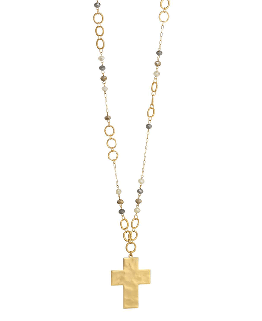 Metal Cross Necklace