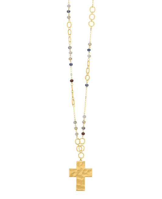 Metal Cross Necklace