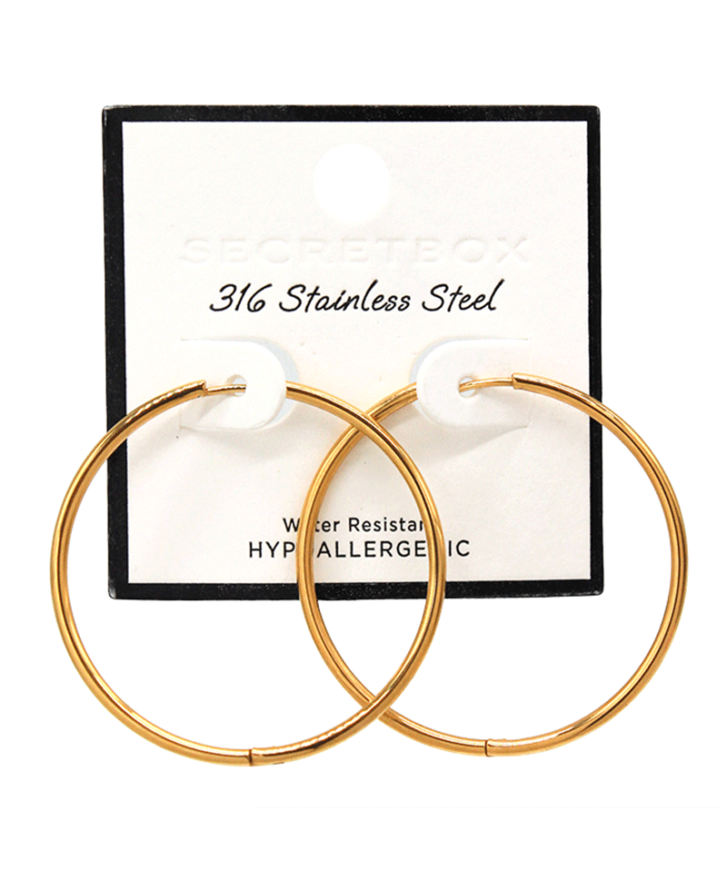 Stainless Steel Hoop Earring
