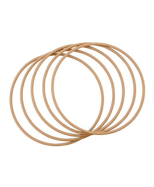5 Set Painted Wire Bangle Bracelet