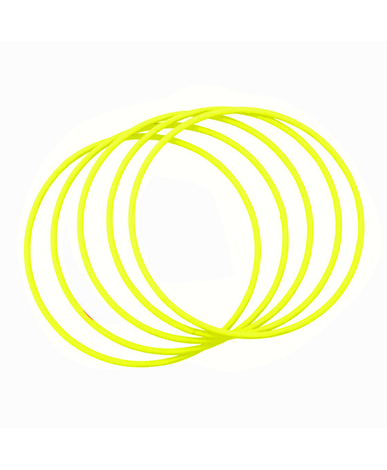 5 Set Painted Wire Bangle Bracelet
