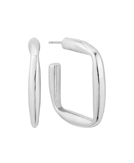 30mm Metal Square Hoop Earring