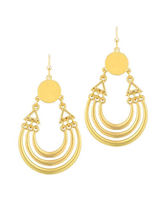 Metal Geometric Earring