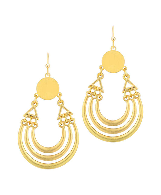 Metal Geometric Earring