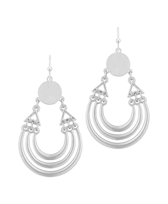 Metal Geometric Earring