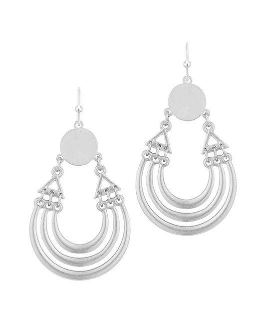 Metal Geometric Earring