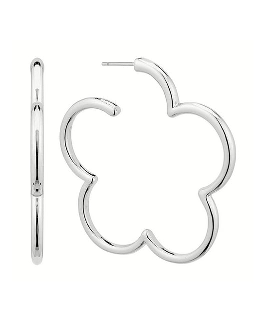 45mm Metal Flower Earring