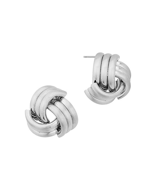 Metal Texture Post Earring