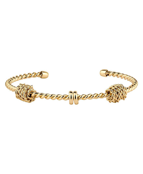 Brass Wire Cuff Bracelet