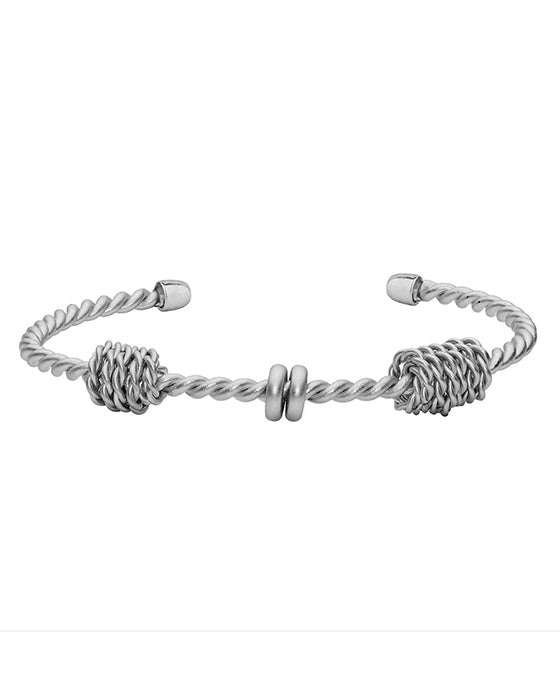 Brass Wire Cuff Bracelet