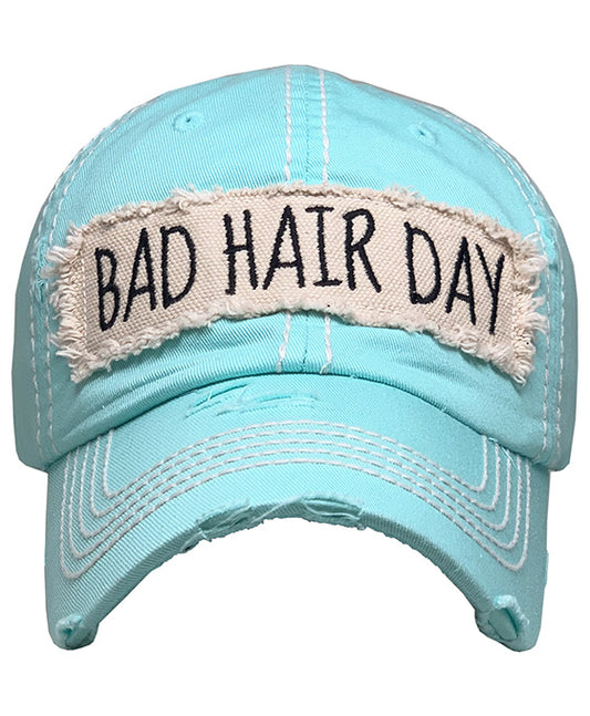 BAD HAIR DAY Washed Vintage Ball Cap