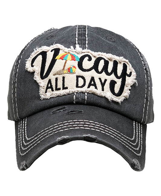 Vacay All Day Vintage Ball Cap