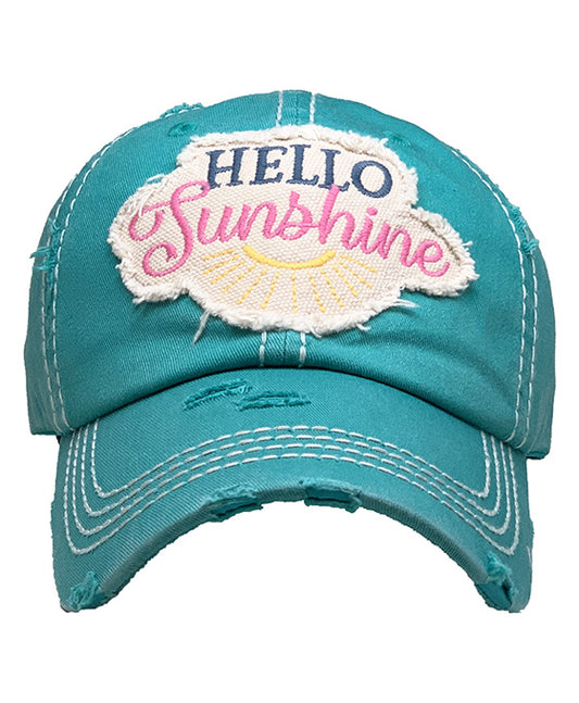 Hello Sunshine Vintage Ball Cap