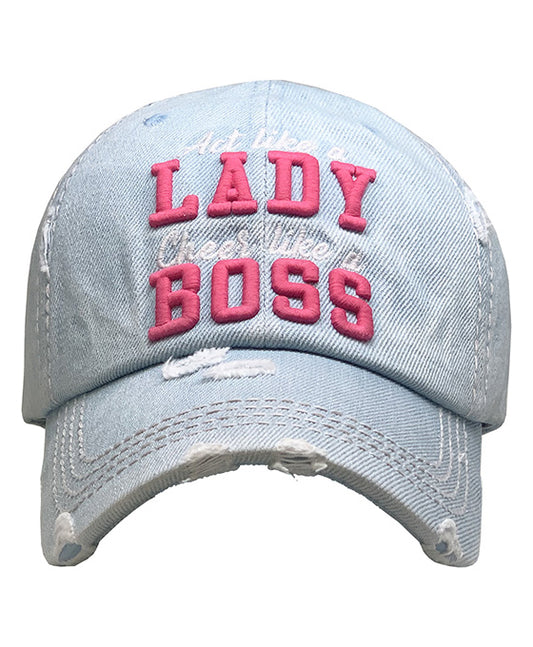 Lady Boss Vintage Ball Cap