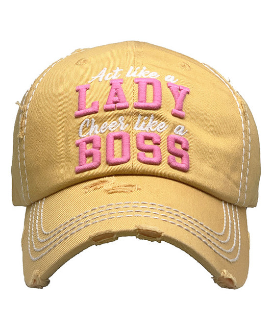 Lady Boss Vintage Ball Cap