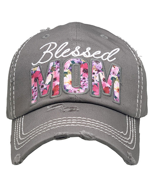 Blessed Mom Vintage Ball Cap