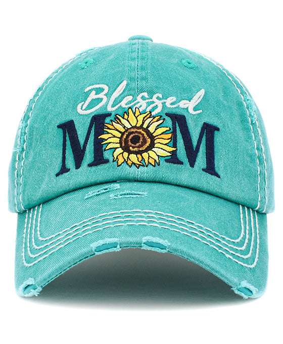 Blessed Mom Vintage Ball Cap