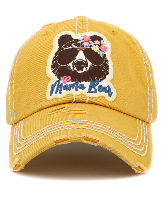 Mama Bear Vintage Ball Cap