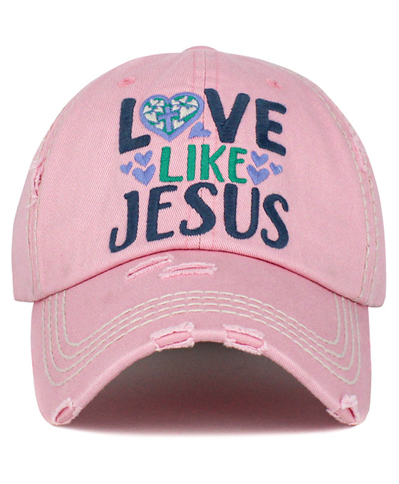 Love Like Jesus Washed Vintage Ballcap