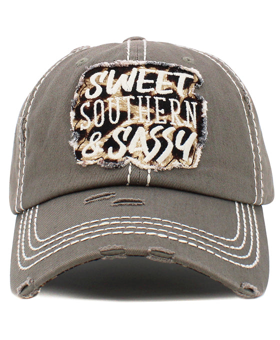 Sweet Southern & Sassy Washed Vintage Ball Cap