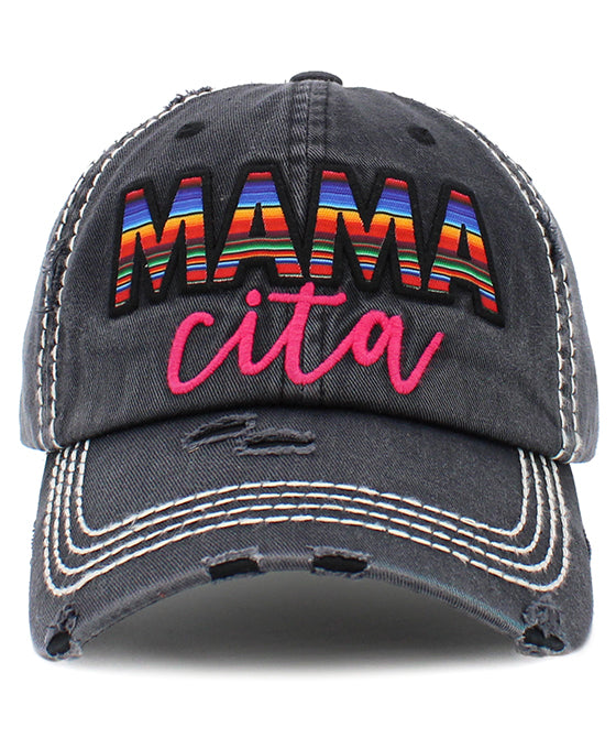 Mamacita Washed Vintage Ball Cap