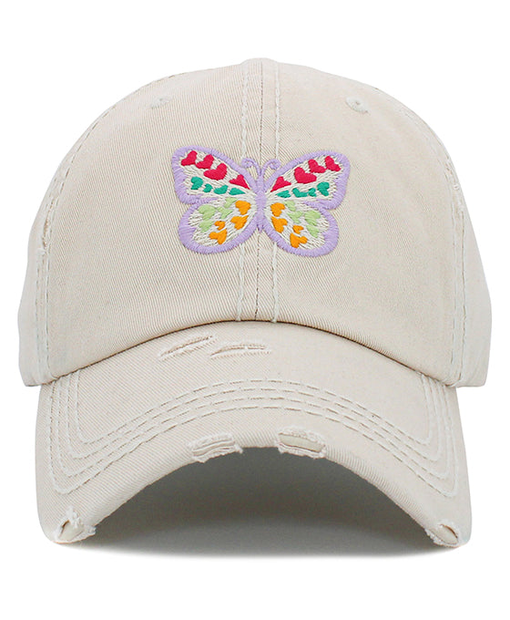 Butterfly Washed Vintage Ball Cap