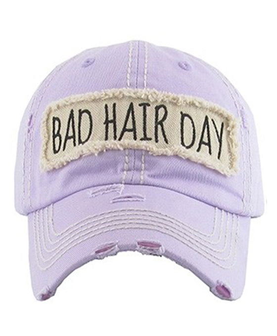 BAD HAIR DAY Washed Vintage Ball Cap
