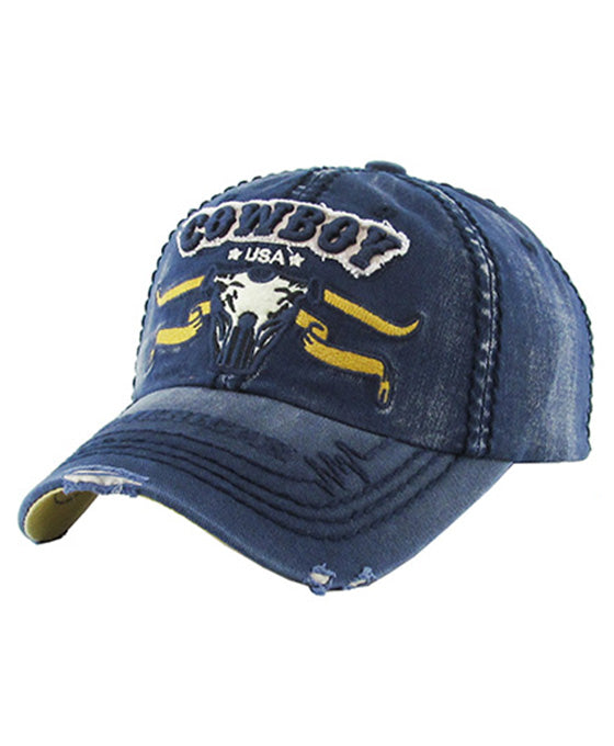 Cowboy Vintage Ball Cap