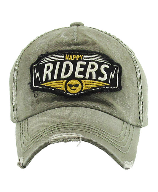 HAPPY RIDERS Vintage Ball Cap