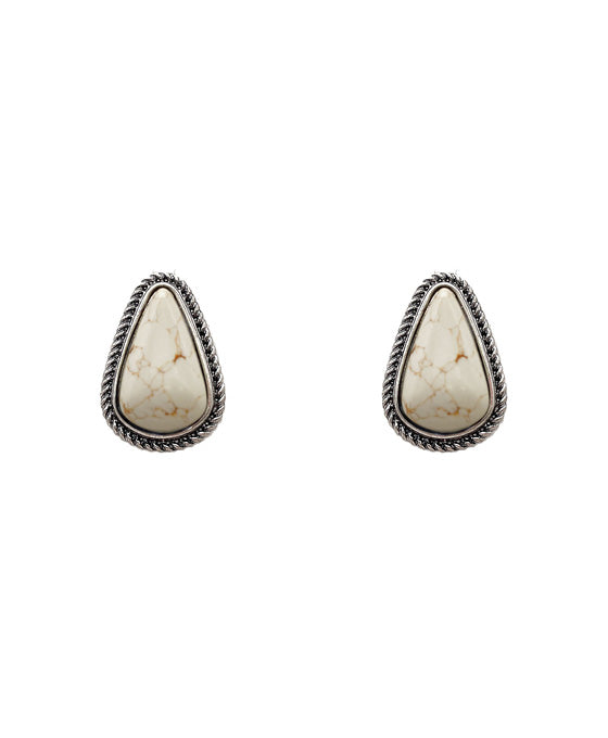 Turquoise Stone Post Earring