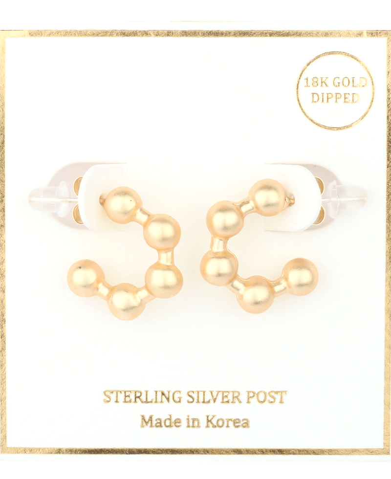 Metal Sterling Silver 18mm Hoop Earring