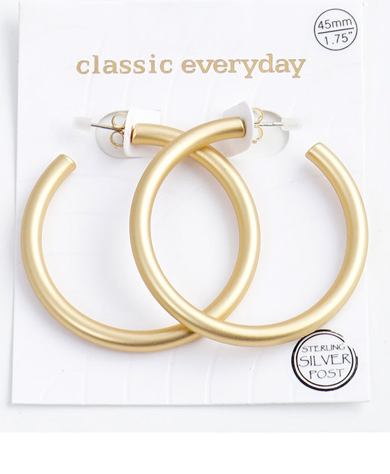 45mm Tube Hoop Earring