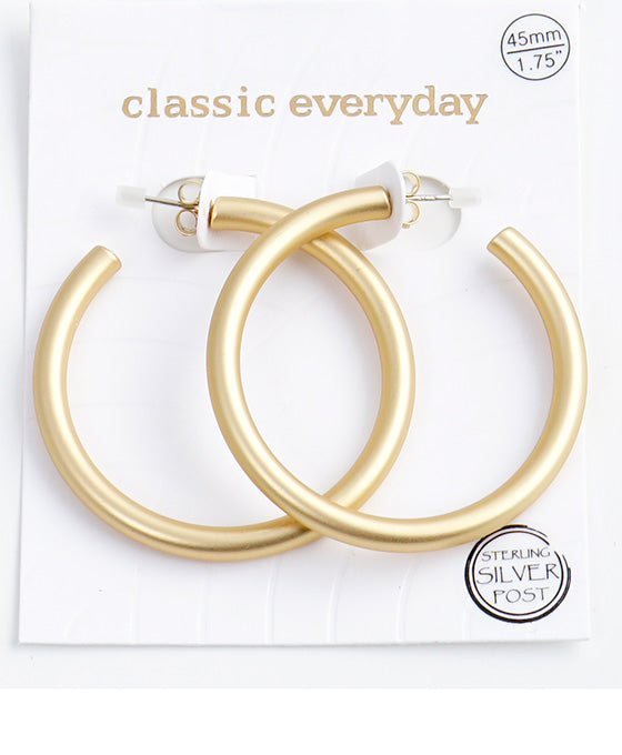 45mm Tube Hoop Earring