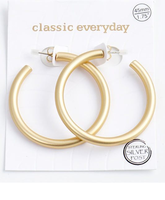 45mm Tube Hoop Earring